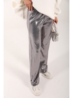 Gri Payet Pantolon