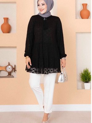 Astarlı Dantel Gömlek Tunik