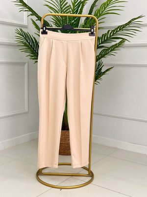 Beli Lastikli Kalem Pantolon