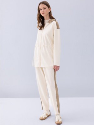 Esnel Belli Yan Şeritli Harem Pantolon D9025ax24wn