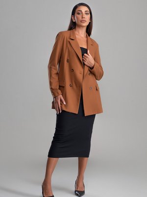 Kahverengi Blazer Ceket Kahverengi Blazer Ceket