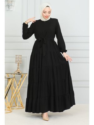 Siyah Katrel Elbise &