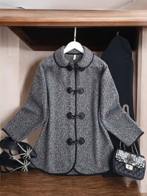 Şahin Deri Düğmeli Buklet Kap Ceket