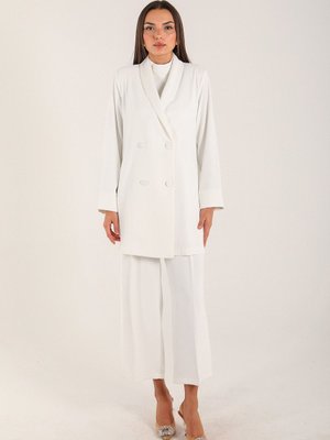 Beyaz Ceketli Tulum Beyaz Ceketli Tulum