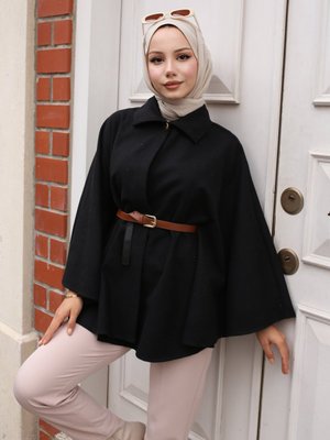 Siyah Kar Desenli Panço