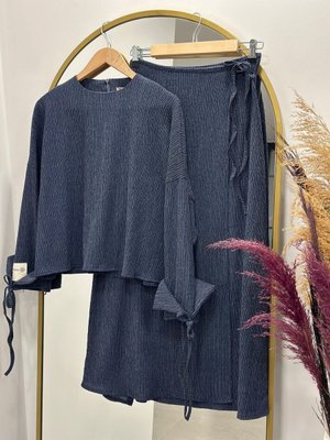 Dilba Kolları İpli Etekli Uludağ Takım Ek H Lacivert