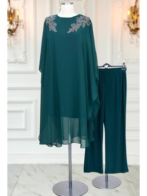 Mesture Abiye Takım Zümrüt Mesture Abiye Takım Zümrüt