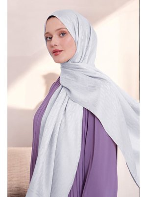 Zincir Desen Blue Jakar Şal Gri Zincir Desen Blue Jakar Şal Gri