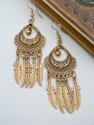 Çok Renkli Bohem Küpe