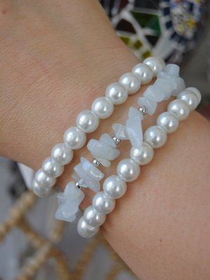 Çok Renkli Aventurin Veinci Bileklik Seti