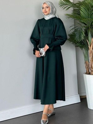 İsabel Etekli Takım Zümrüt