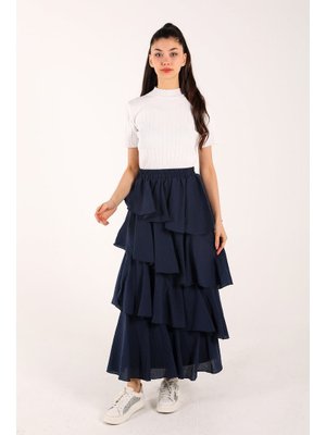 Lacivert Kat Kat Etek