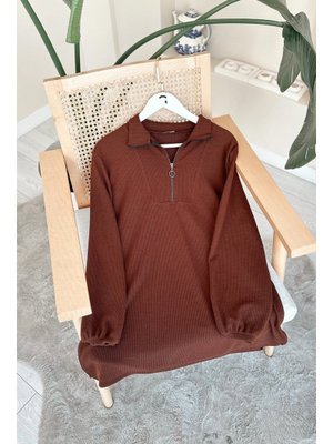 Hüma Kahverengi Tunik