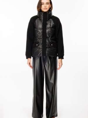 Siyah Torba Cep Şişme Kaban Siyah Torba Cep Şişme Kaban