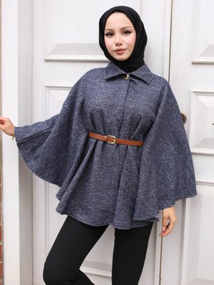 Lacivert Kar Desenli Panço