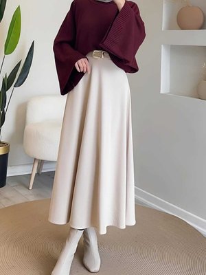 Puf Scuba Lacivert Etek Puf Scuba Lacivert Etek