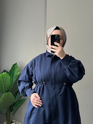 Beli Büzgülü Trenç