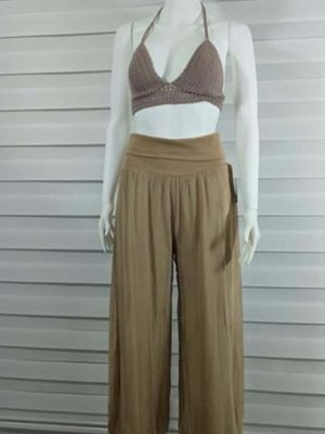 Camel Italyan Astarlı Korsajlı İpek Wes Pantolon Camel Italyan Astarlı Korsajlı İpek Wes Pantolon