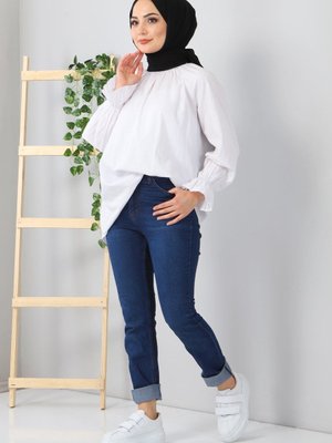 Koyu Mavi Klasik Jean Pantolon Koyu Mavi Klasik Jean Pantolon