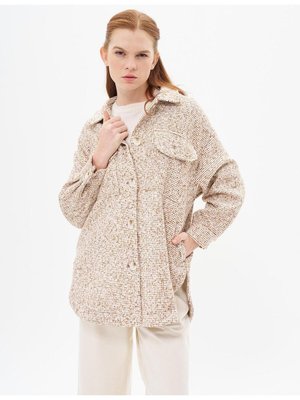 Çift Cep Detaylı Ceket Camel Çift Cep Detaylı Ceket Camel