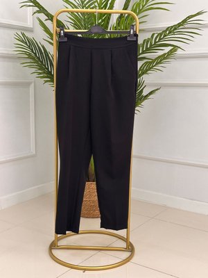 Beli Lastikli Kalem Pantolon