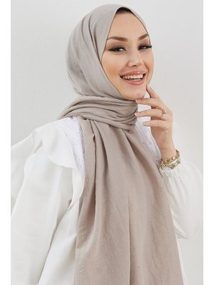 Bej Pamuk Kraş Şal Bej Pamuk Kraş Şal