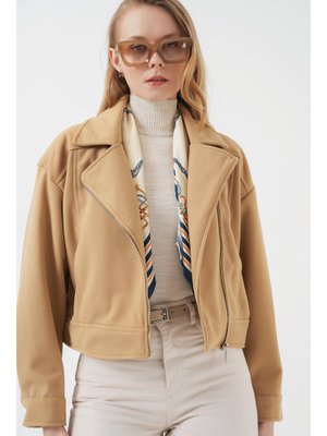 Bisküvi Kısa Kaşe Ceket