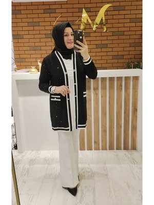 Sendy Taşlı Hırka (kapamasız ) Sendy Taşlı Hırka (kapamasız )