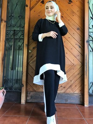 Siyah Betaz İkili Eşofman Takım Siyah Betaz İkili Eşofman Takım