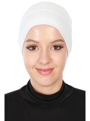 Beyaz Takçık Penye Bone,b Beyaz Takçık Penye Bone,b