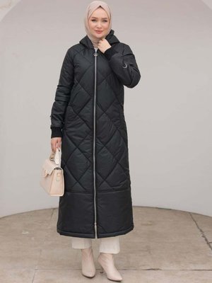 Yenı Sezon Armine Trend Baklava Dilim Kapitone Kaban / Mont