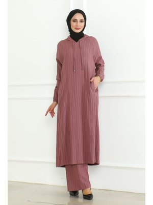 Pembe İkili Takım (kapişonlu ) &