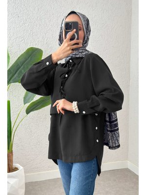 Siyah Bolero Detaylı Tunik