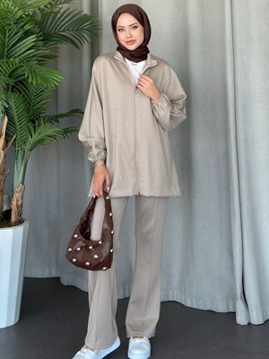 Nepa Taşlı Scuba Takım Bej