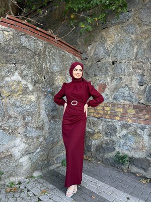 Scuba Seçil Detaylı Elbise