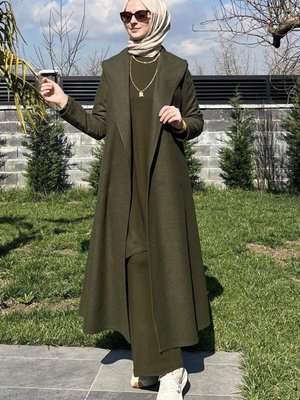 Selin Haki Kaşe Kaban Selin Haki Kaşe Kaban