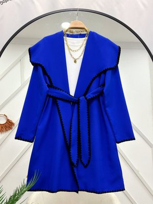 Nakışlı Krep Ceket Nakışlı Krep Ceket