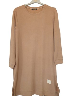 Büyük Beden Fitilli Kumaş Armalı Tunik Büyük Beden Fitilli Kumaş Armalı Tunik