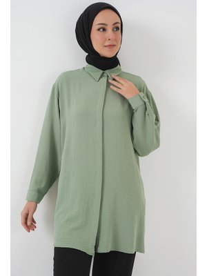 Çağla Uzun Gömlek Tunik Çağla Uzun Gömlek Tunik
