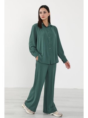 Açık Yeşil Rahat Ve Şık Günlük Aerobin Takım,tk