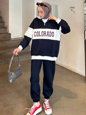 Colorado Baskılı Üç İplik Sweatshirt Colorado Baskılı Üç İplik Sweatshirt