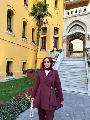 Lina Scuba Takım Bordo