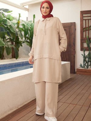 İkili Takım Bej