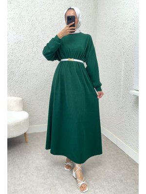 Zümrüt Yeşili Abaya Elbise Zümrüt Yeşili Abaya Elbise