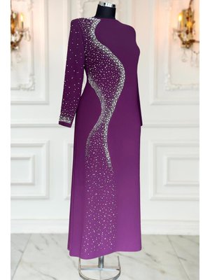 Mürdüm Didar Abiye Elbise