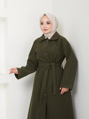 Bağlamalı Ve Düğmeli Kaşe Kaba Ck