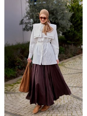 Kahverengi Kraş Etek Kahverengi Kraş Etek