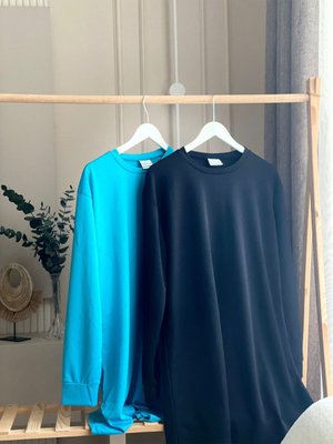 Bol Bisiklet Yaka Uzun Kollu Tunik Bol Bisiklet Yaka Uzun Kollu Tunik