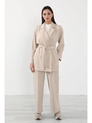 Bej Şık Ve Rahat İkili Takım,tk