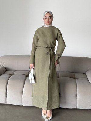 Mint İkra Etekli Takım Mint İkra Etekli Takım